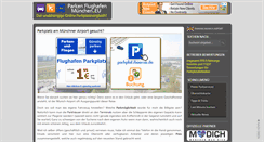 Desktop Screenshot of parken-flughafen-muenchen.eu
