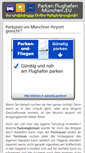 Mobile Screenshot of parken-flughafen-muenchen.eu